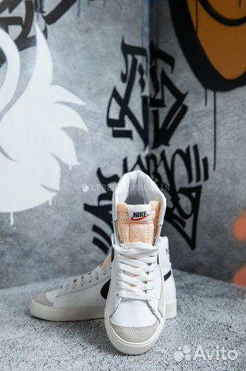 Кроссовки мужские Nike Blazer Mid 77 белые