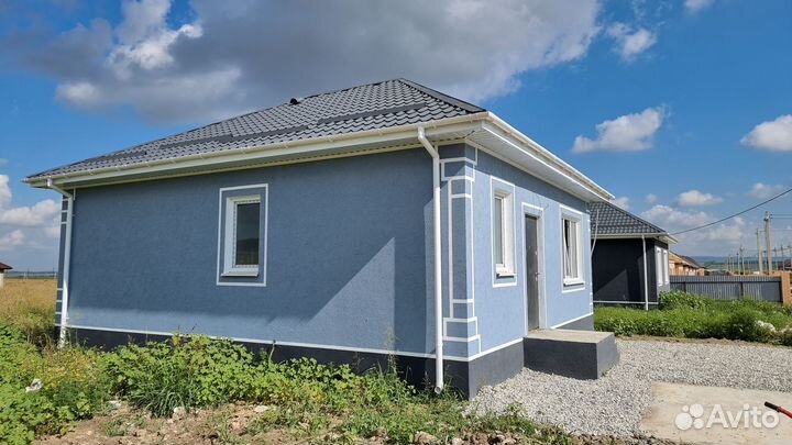 Тёплый и уютный дом 70м2 из керамзитобетона