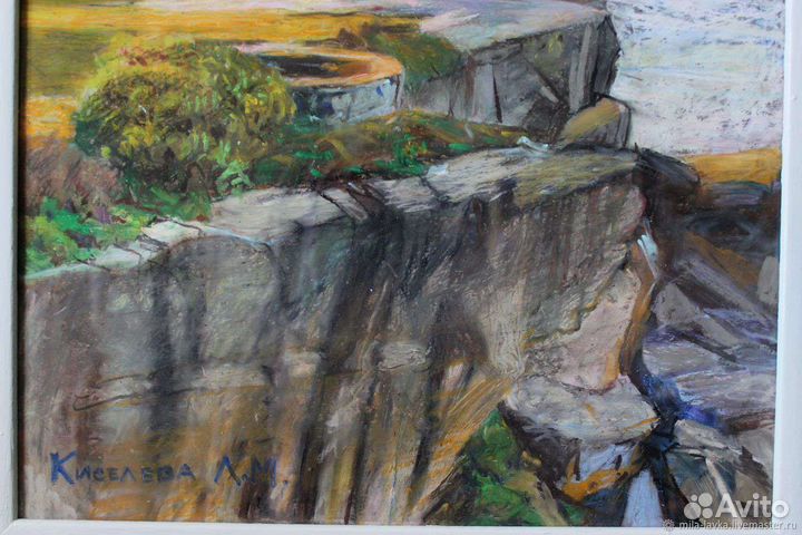 Картина морской пейзаж на закате