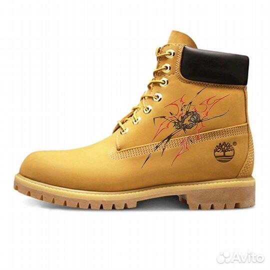 Timberland Martin Boots Unisex Black Red (43,5)