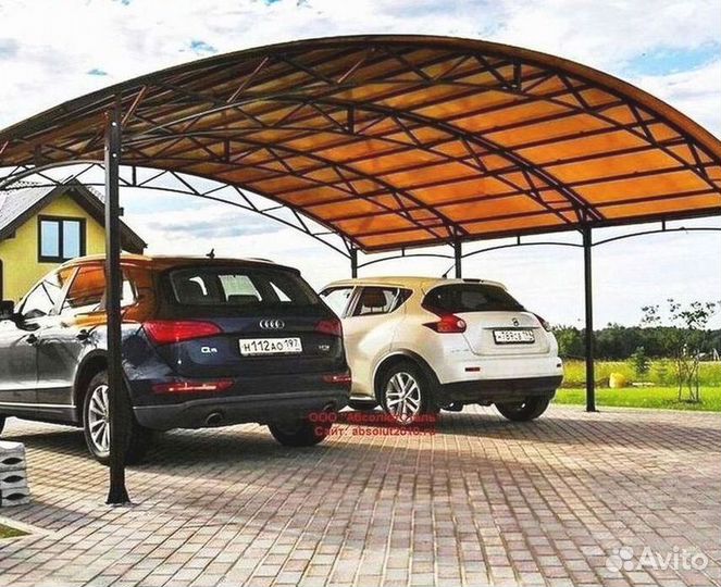 Навес из поликарбоната