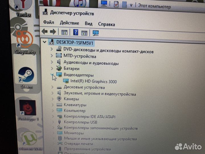 Acer для учебы и игр i5-2 4gb ozu 256гб hdd к3