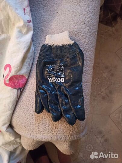 Перчатки рабочие спилковые зимние