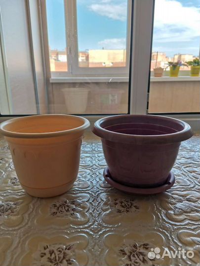Горшок цветочный (6шт.)