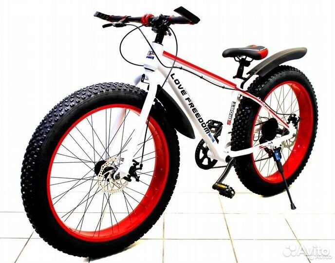 Fatbike чёрно-синий новый