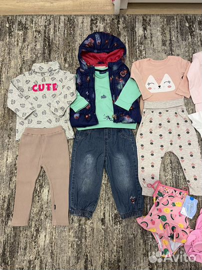 Вещи на девочку пакетом 86-92