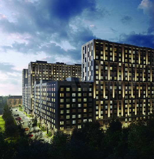 1-к. квартира, 48,8 м², 6/19 эт.