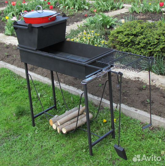 Мангал - казан - коптильня