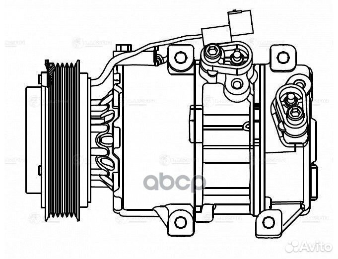 Компрессор кондиционера KIA Sorento II (09) 2.4i