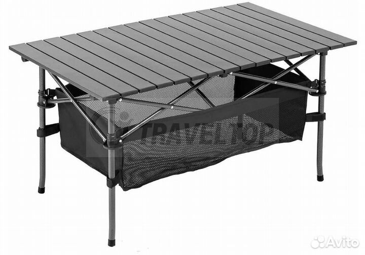 Стол туристический, реечный, складной 118х55