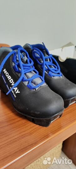 Лыжные ботинки детские 32 размер