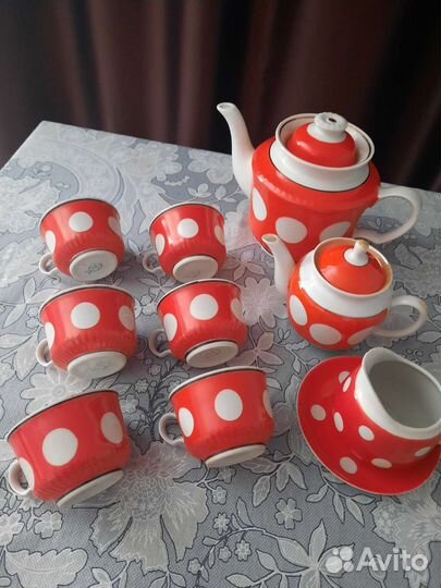 Чайный сервиз фарфор СССР