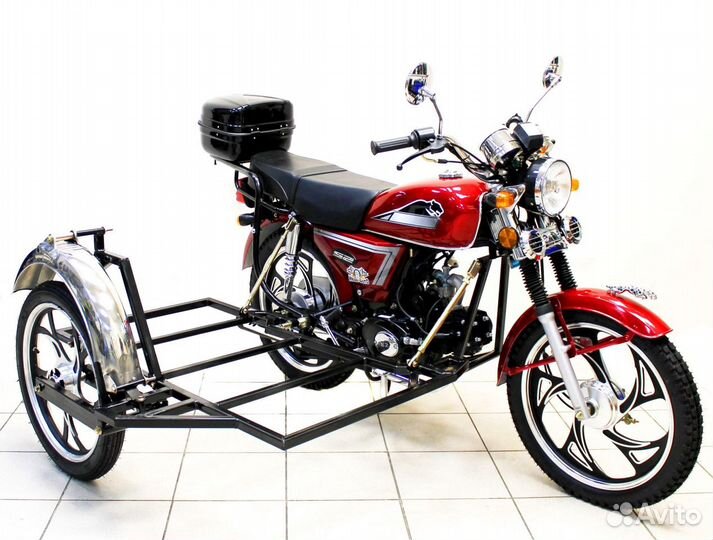 Боковой прицеп для мопеда, мотоцикла типа Альфа