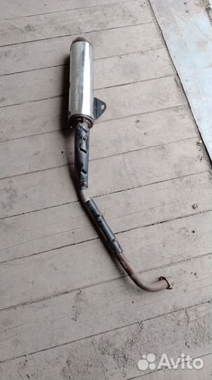 Глушитель на мопед