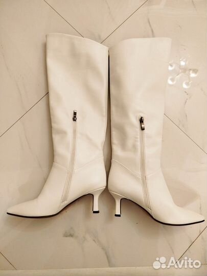 Сапоги женские белые на 39 размер