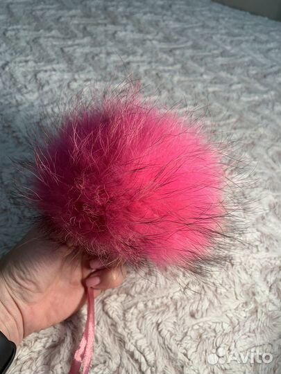 Меховые помпоны натуральные