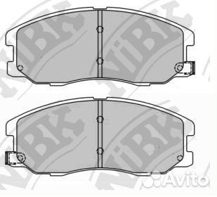 Колодки тормозные дисковые перед PN0068 NiBK