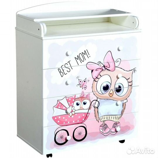 Комод пеленальный Lilu 6 Best Mom