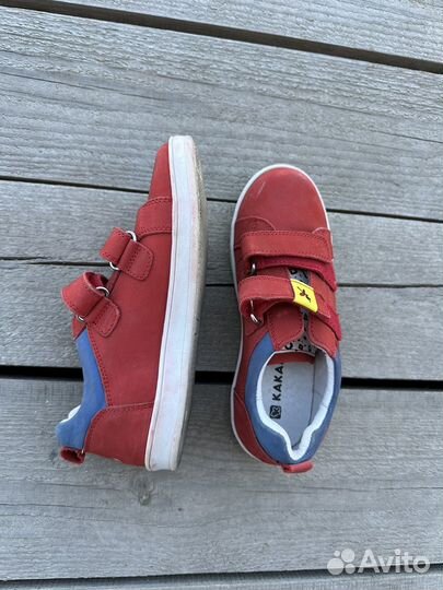 Кеды для мальчика кожаные