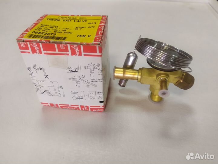 Терморегулирующий вентиль 068Z3073 danfossteb2 R23