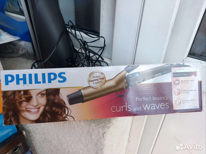 Щипцы для завивки волос philips