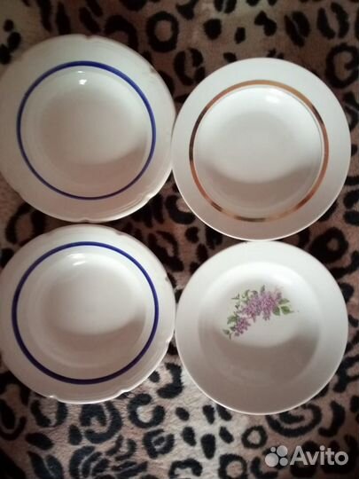 Тарелки общепит СССР много