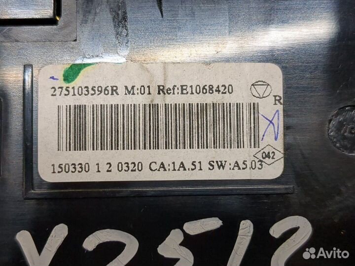 Переключатель отопителя Renault Megane 3 2009, 201