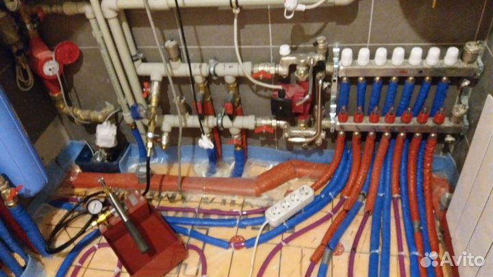 Монтаж байпасов, перемычек, радиаторов