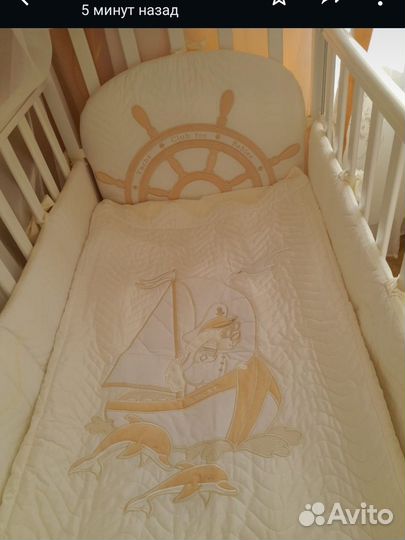 Детская кровать до 3 лет полный комплект