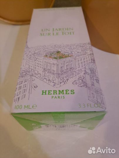 Hermes Un Jardin Sur Le Toit 100 ml Оригинал