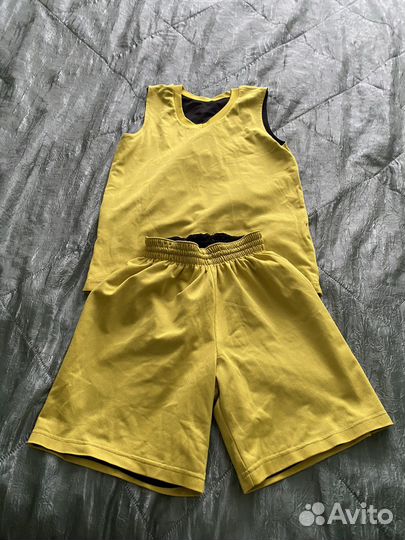 Форма спорттивная двухсторонняя черный и желтый