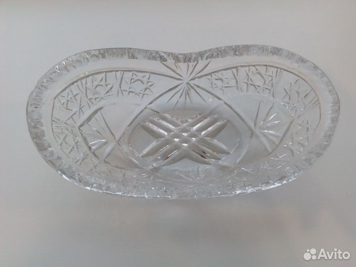 Хрустальный салатник СССР Телецентр