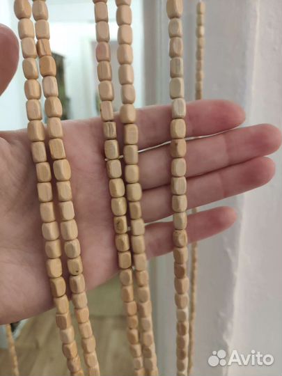 Штора декоративная деревянная