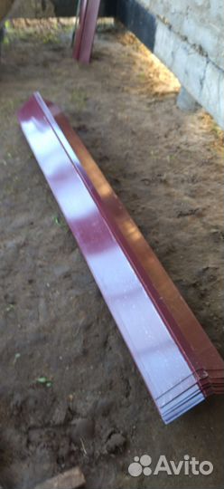 Доборы на конек крыши