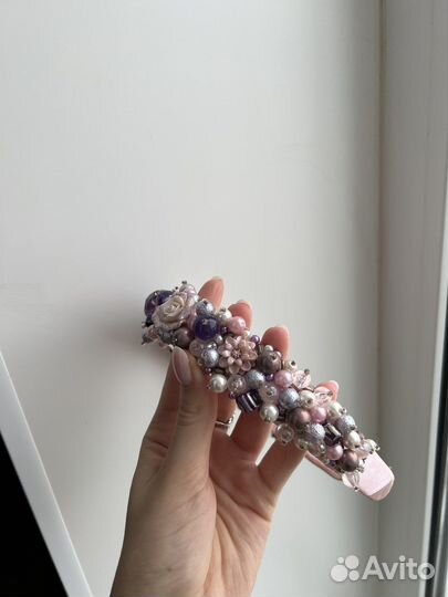 Ободок для волос ручной работы