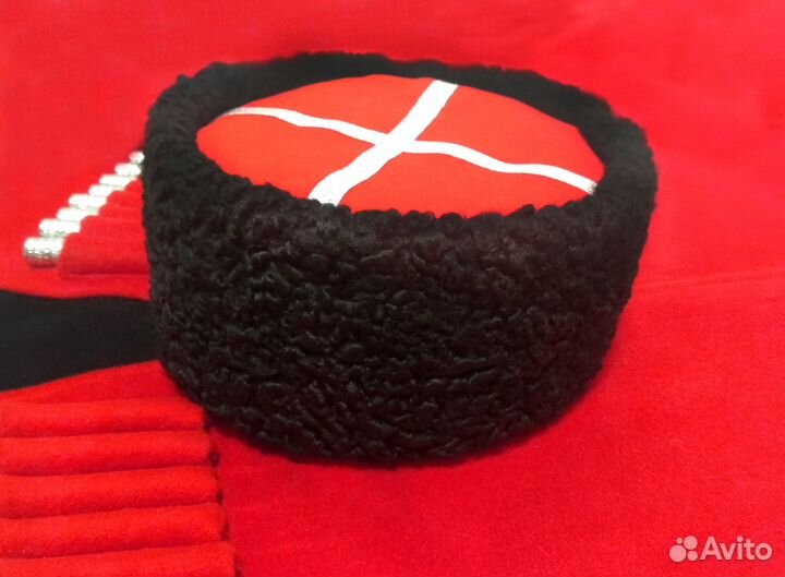 Кубанка из черного каракуля Подряч