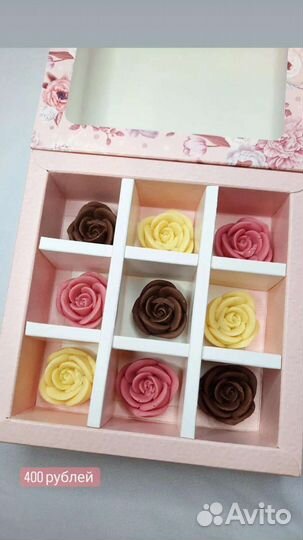 Букеты из шоколадных роз