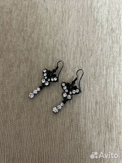 Серьги бабочки