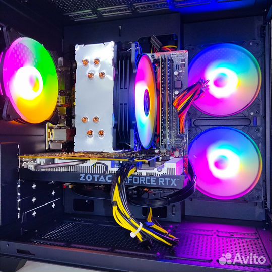 Игровой пк RTX 3060 Ryzen 3600 512 M2 SSD 16 RAM