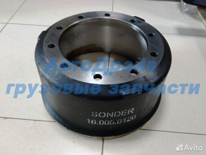 Тормозной барабан BPW шпилька на гайке 420 мм