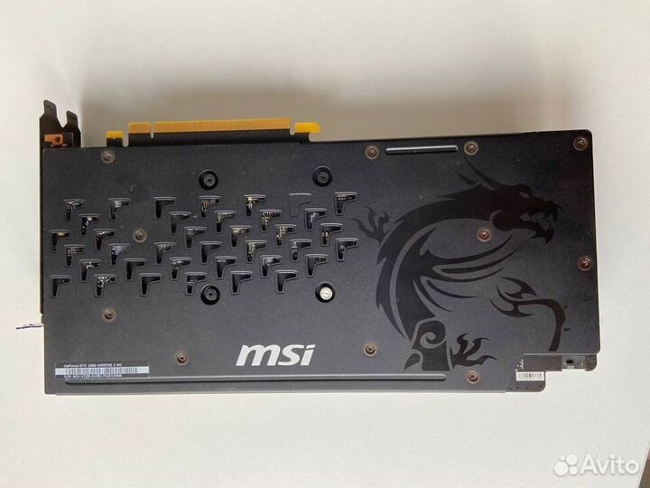 Видеокарта MSI GeForce GTX 1060 gaming x 6G