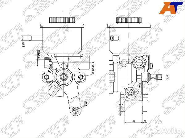 Насос гур toyota celica
