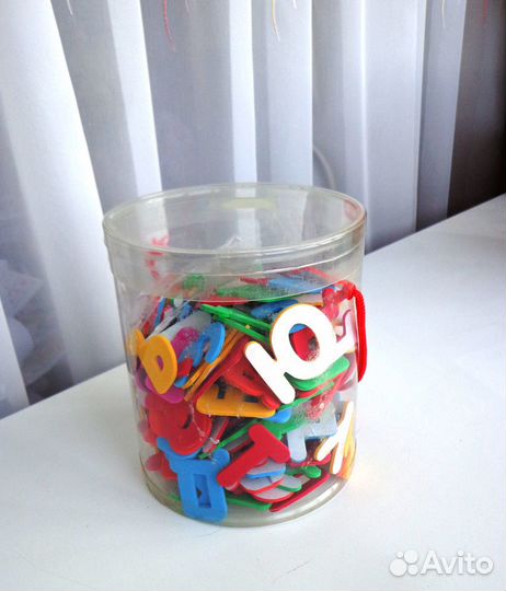 Буквы самоклеющиеся, 3+