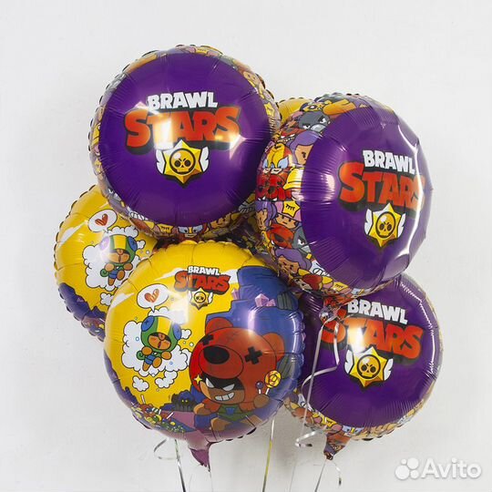 Шары в стиле Minecraft и Brawl Stars