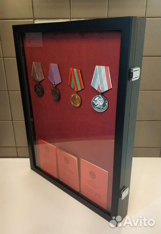 Витрина, рамка, бокс для орденов, медалей, знаков