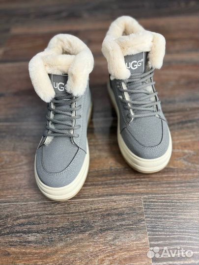 Кроссовки зимние серые Ugg