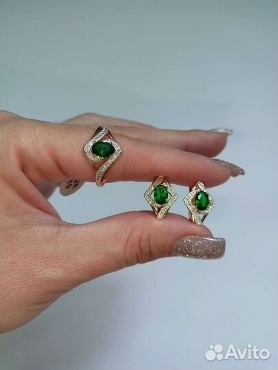 Позолоченный комплект