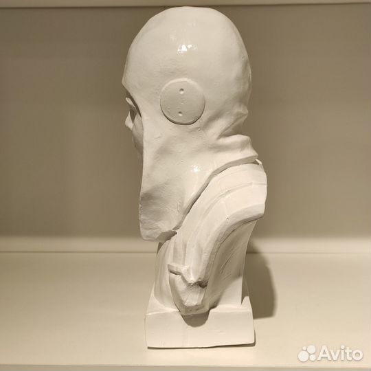 Бюст Гагарина, гипс, 1990-е годы