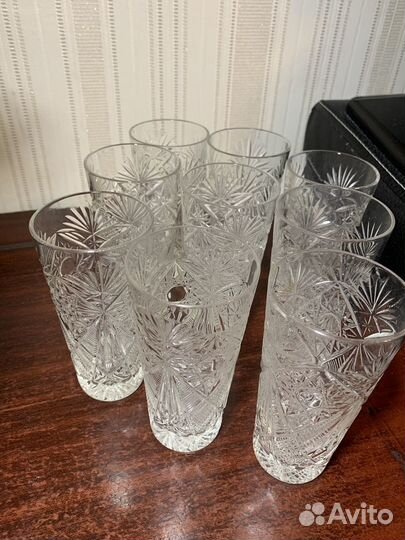 Хрустальные фужеры бокалы СССР