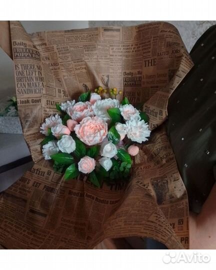 Букеты из мыла, мыло ручной работы